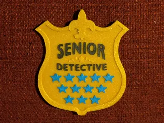 Nancy Drew Senior Detective Badge