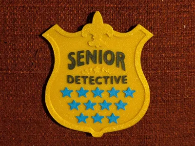 Nancy Drew Senior Detective Badge
