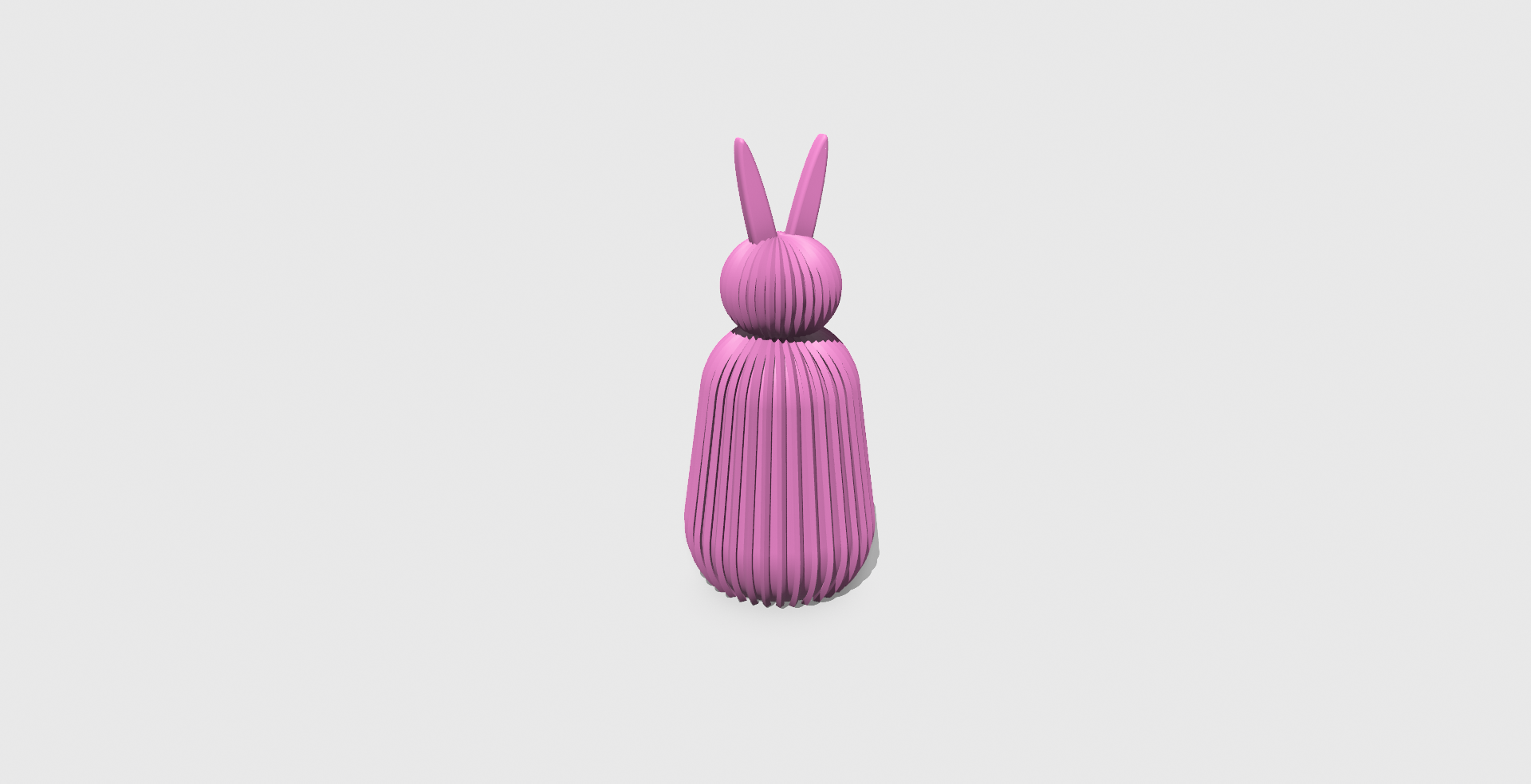 Miniatura 2 do modelo 3D Easter Bunny  (3 Sizes)