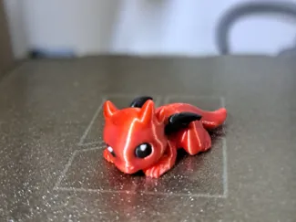 Little Sleep Dragon - keychain