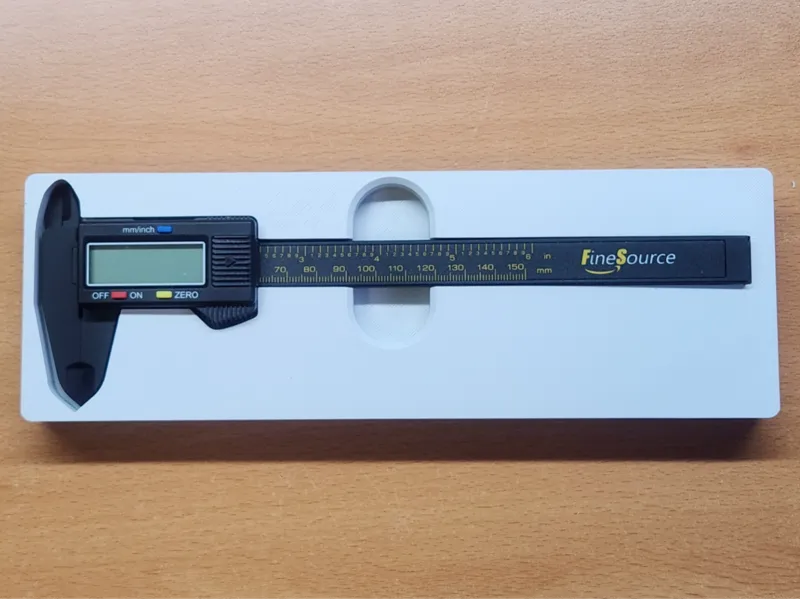 Gridfinity Bin Digital Caliper model : VC-HeiKa