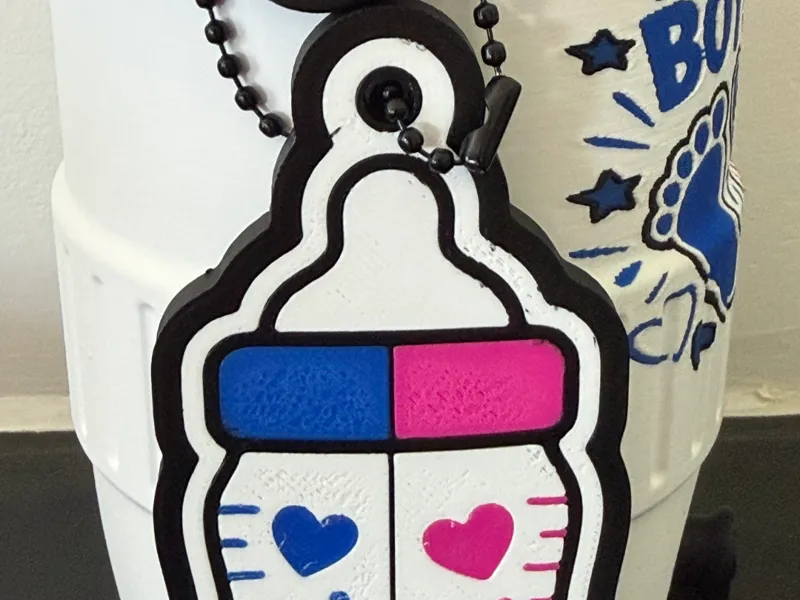 Baby Bottle Keychain tab Opener
