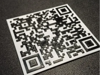 Rick roll QR code prank key chain