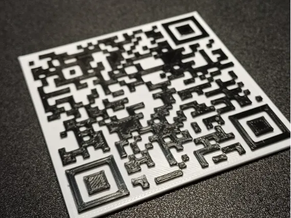 Rick roll QR code prank key chain