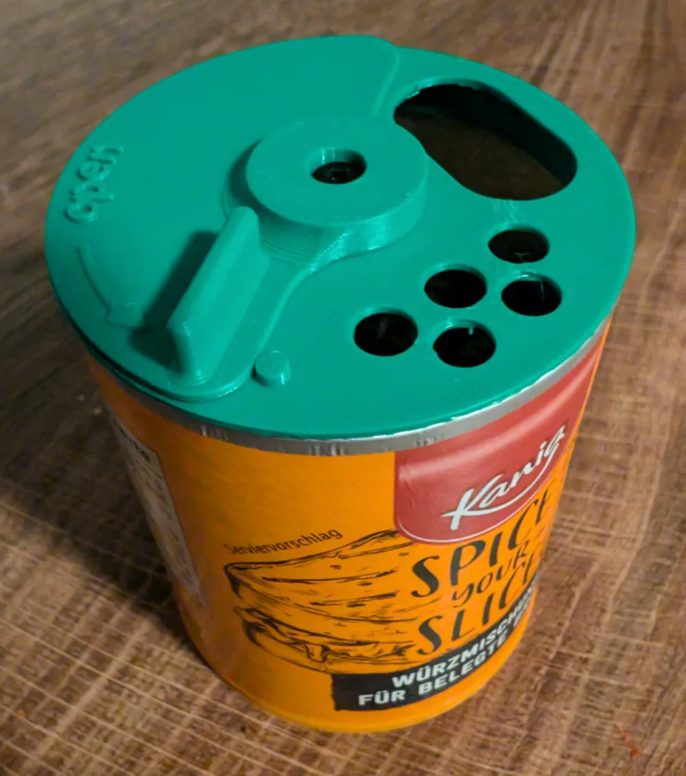 Scatter lid for LIDL KANIA spices - Free 3D Print Model - MakerWorld