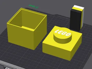 Giant 1x1 Toy Brick Storage Box (10x Scale) - AMS