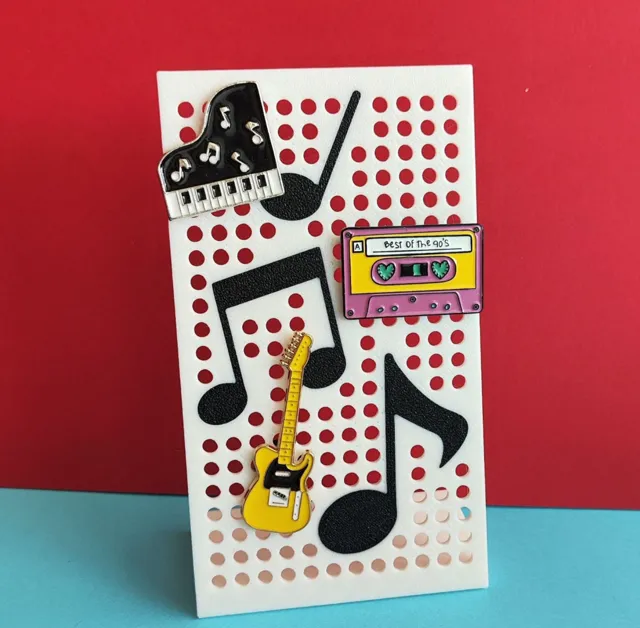 music pin and earring stand