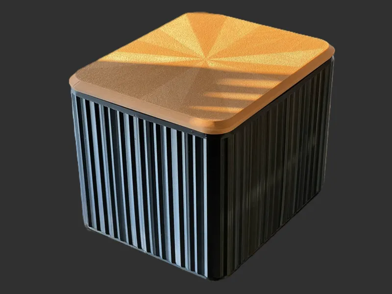 Zen storage box with lid