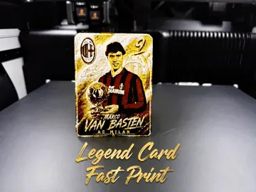 Marco decorativo: Marco Van Basten Legend Card — vista de referencia 3