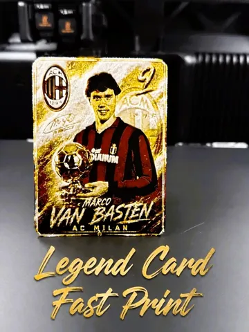 Marco decorativo: Marco Van Basten Legend Card — vista de referencia 2