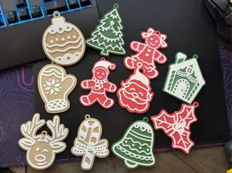 Gingerbread Christmas Ornaments