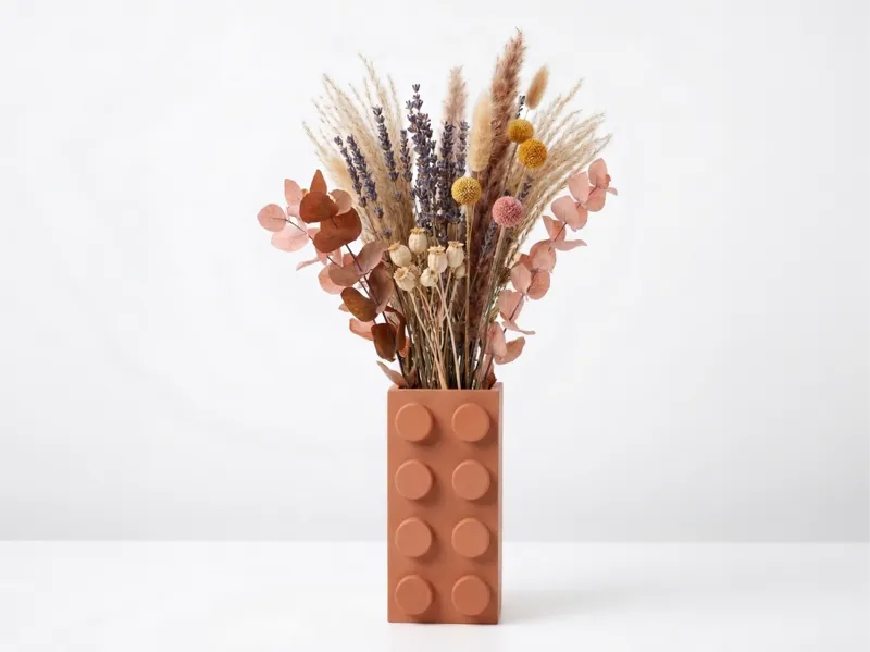 Brick_Style Vase