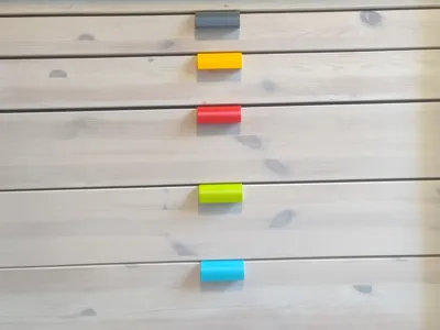 Clip-on drawer handles - any front thickness