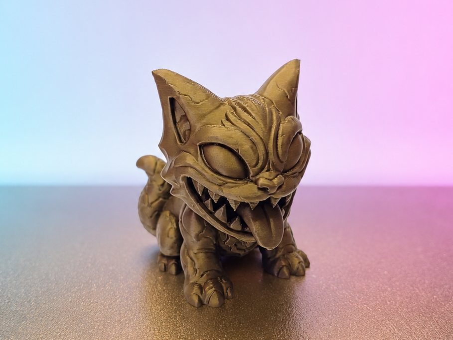 Grinsekatze "Fangzahn" als freche Miniatur