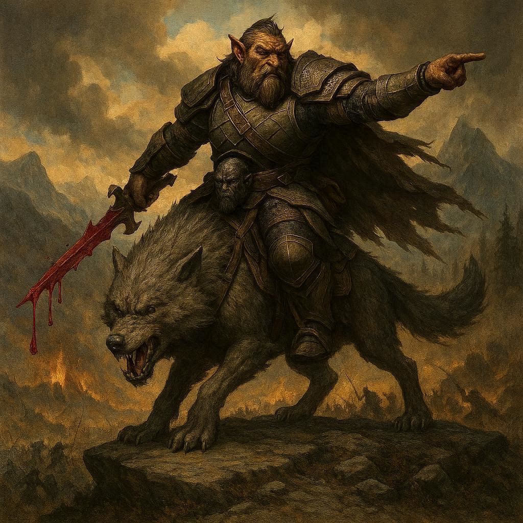 Targor the Bloodsword - Warg - Free 3D Print Model - MakerWorld