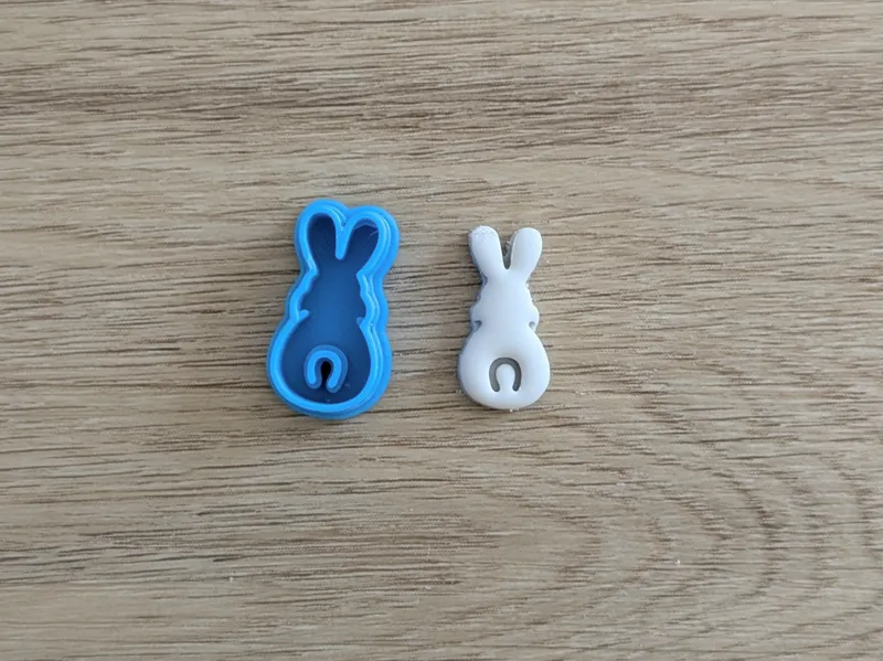 Easter Bunny Polymer Clay Cutter