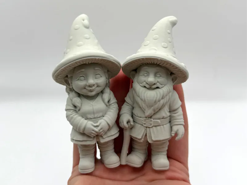 Mushroom Gnomes Couple