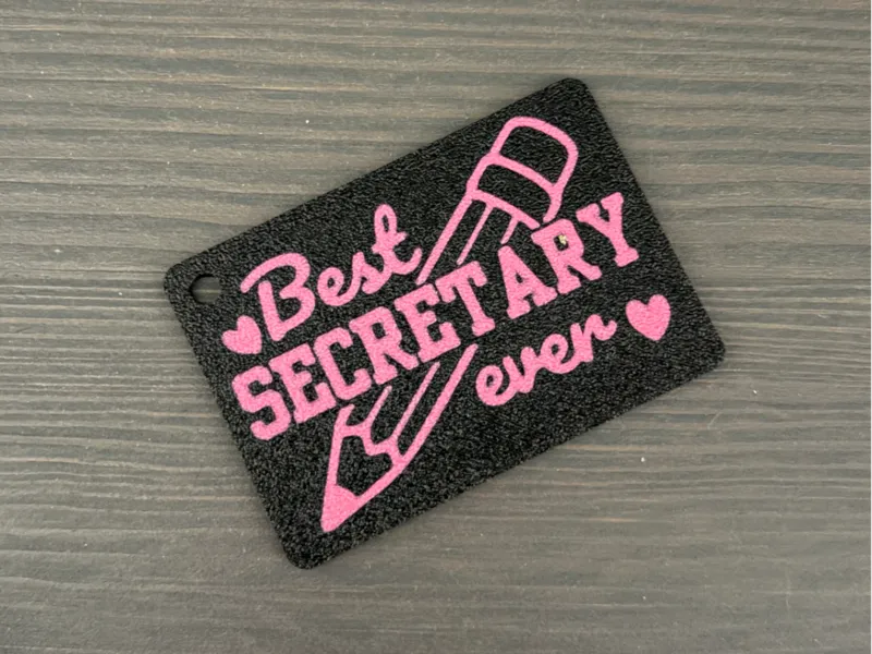 Best Secretary Ever Keychain