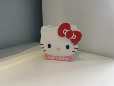 Sanrio Hello Kitty Pen Holder - Free 3D Print Model - MakerWorld