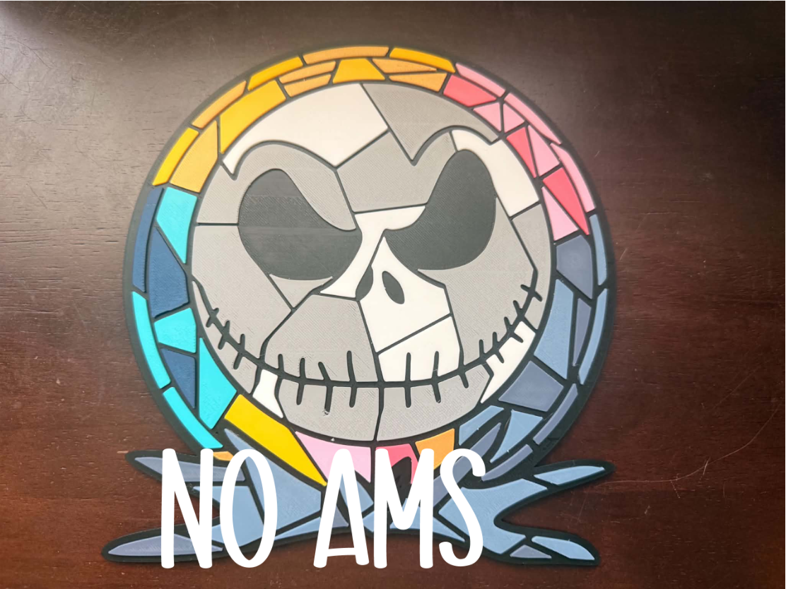 Nightmare Before Christmas Stain Glass 3D model