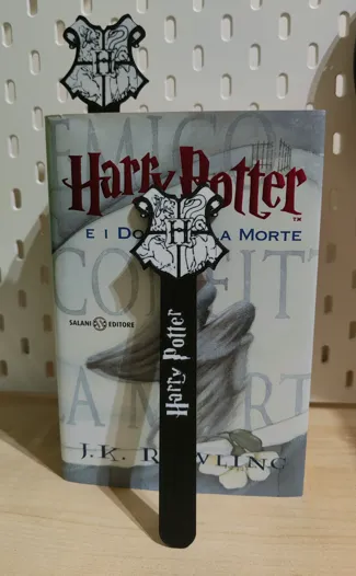 Bookmark - Hogwarts B&W Bookstop - Harry Potter
