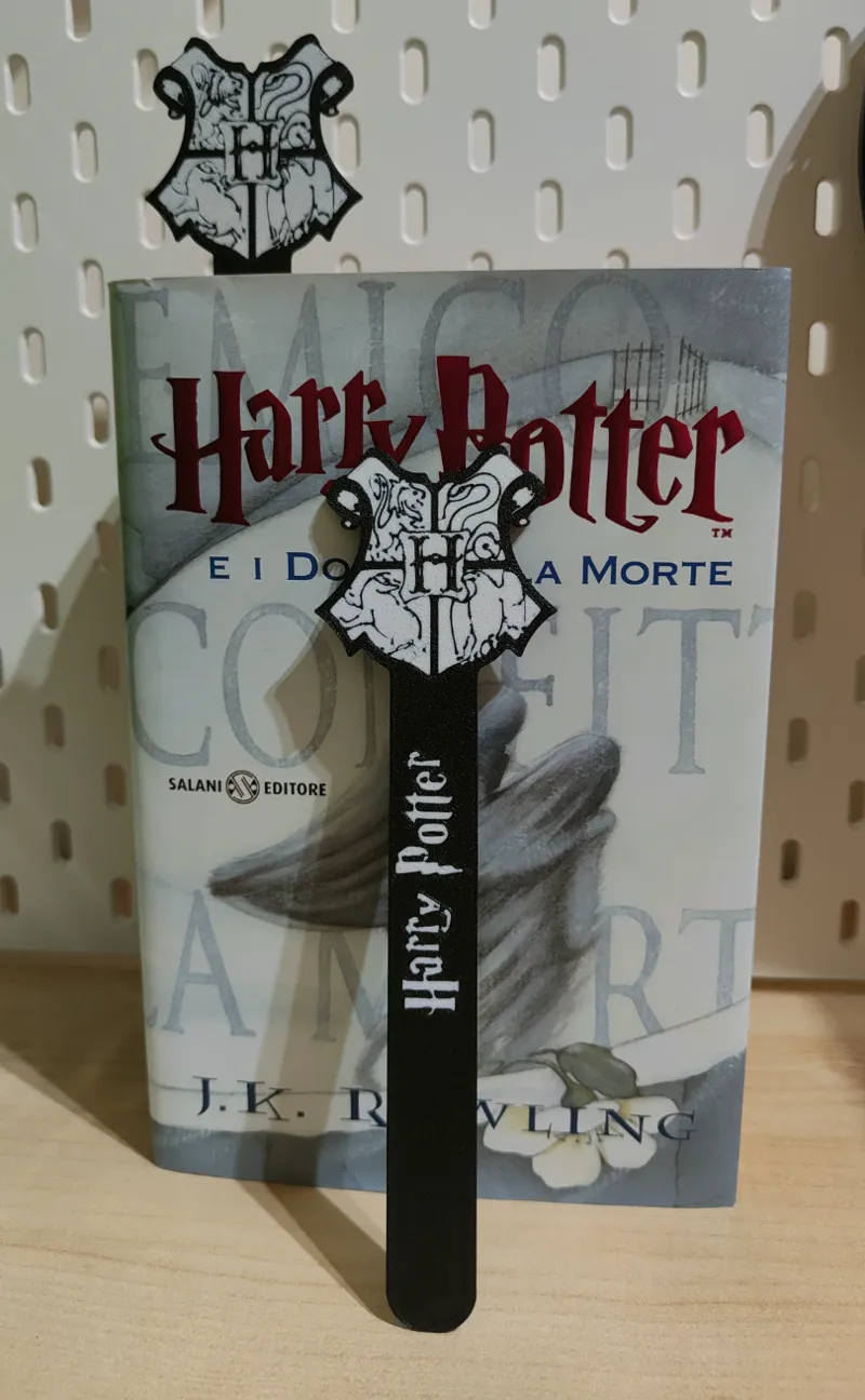 Bookmark - Hogwarts B&W Bookstop - Harry Potter