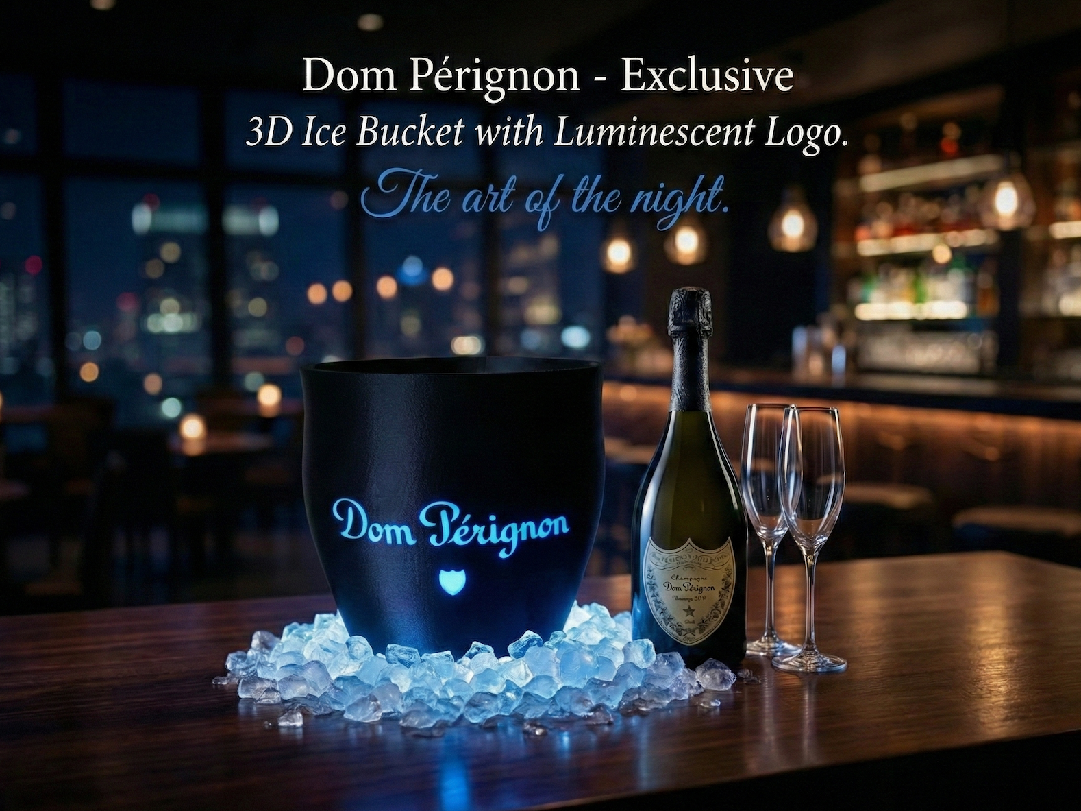 Dom Pérignon Glow. The Ultimate Ice Bucket 