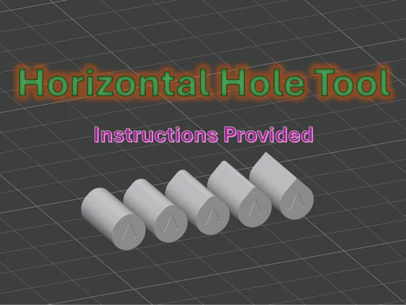 Horizontal Hole Tool