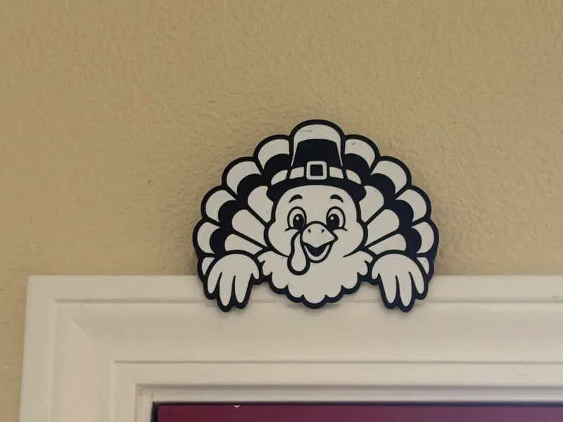 Thanksgiving Turkey Door Topper