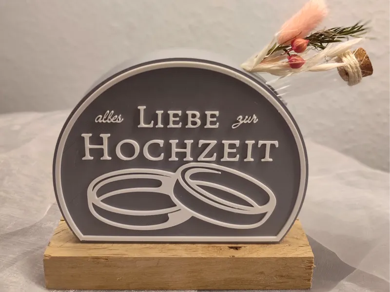 alles Liebe zur Hochzeit