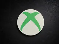 Xbox logo coaster
