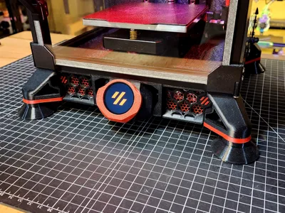 Wide Feet for Voron V0.2 Stealth Skirt Extended