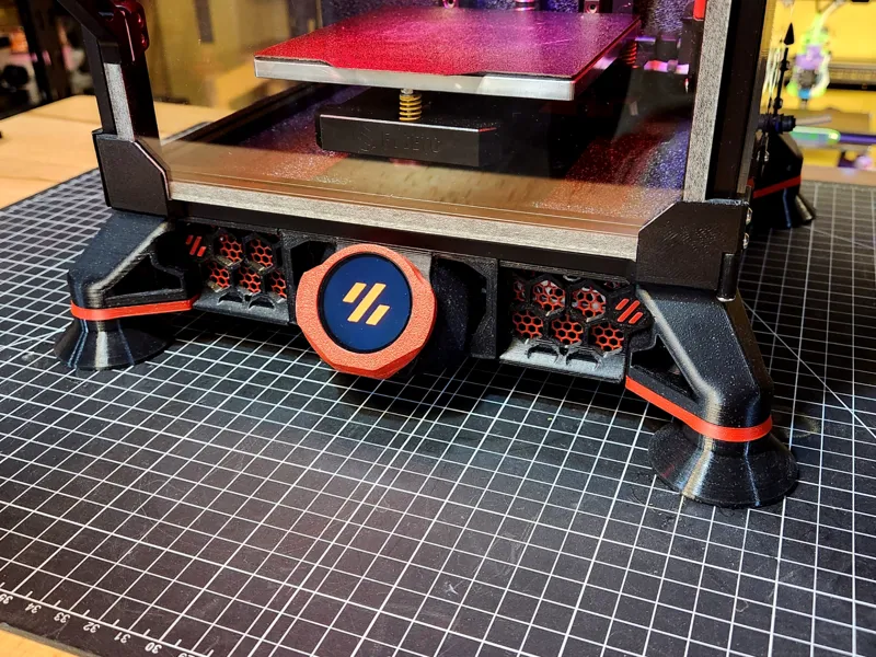 Wide Feet for Voron V0.2 Stealth Skirt Extended