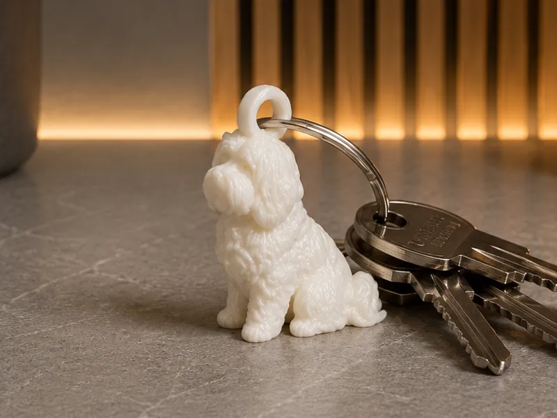 Havanese - Keychain - Animal - Dog