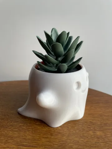 Maceta decorativa: Cute Ghost Planter - Ikea Fejka succulent (60mm) — vista de referencia 4