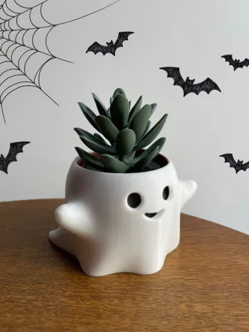 Maceta decorativa: Cute Ghost Planter - Ikea Fejka succulent (60mm) — vista de referencia 2