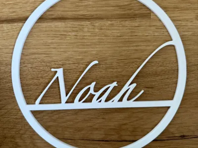 Nameplate Noah
