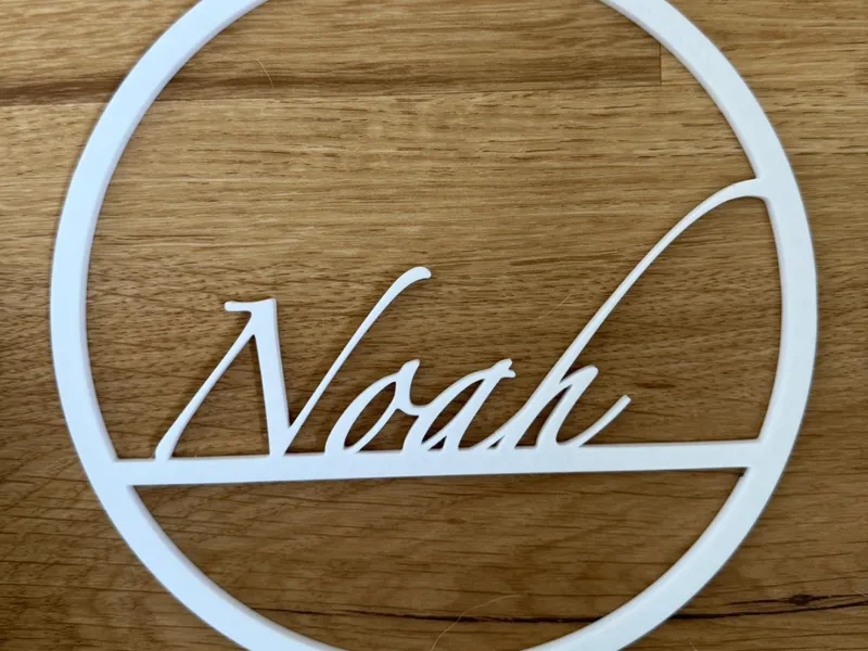Namenschild Noah