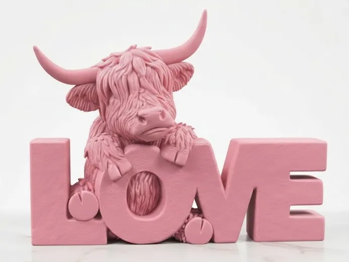 Highland Cow Love - Valentine's Day