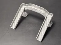 Example footbridge (24 steps, 2 unit span)