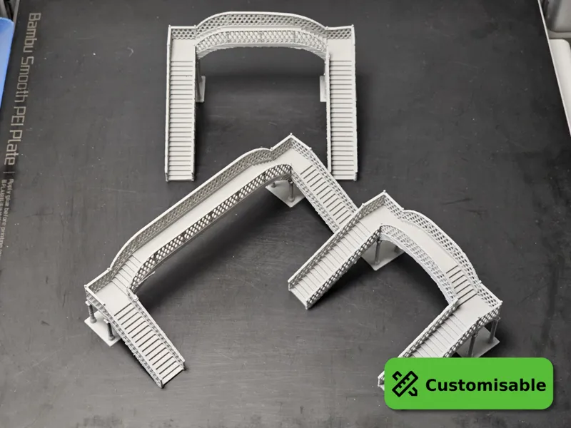 N-gauge Railway Footbridge