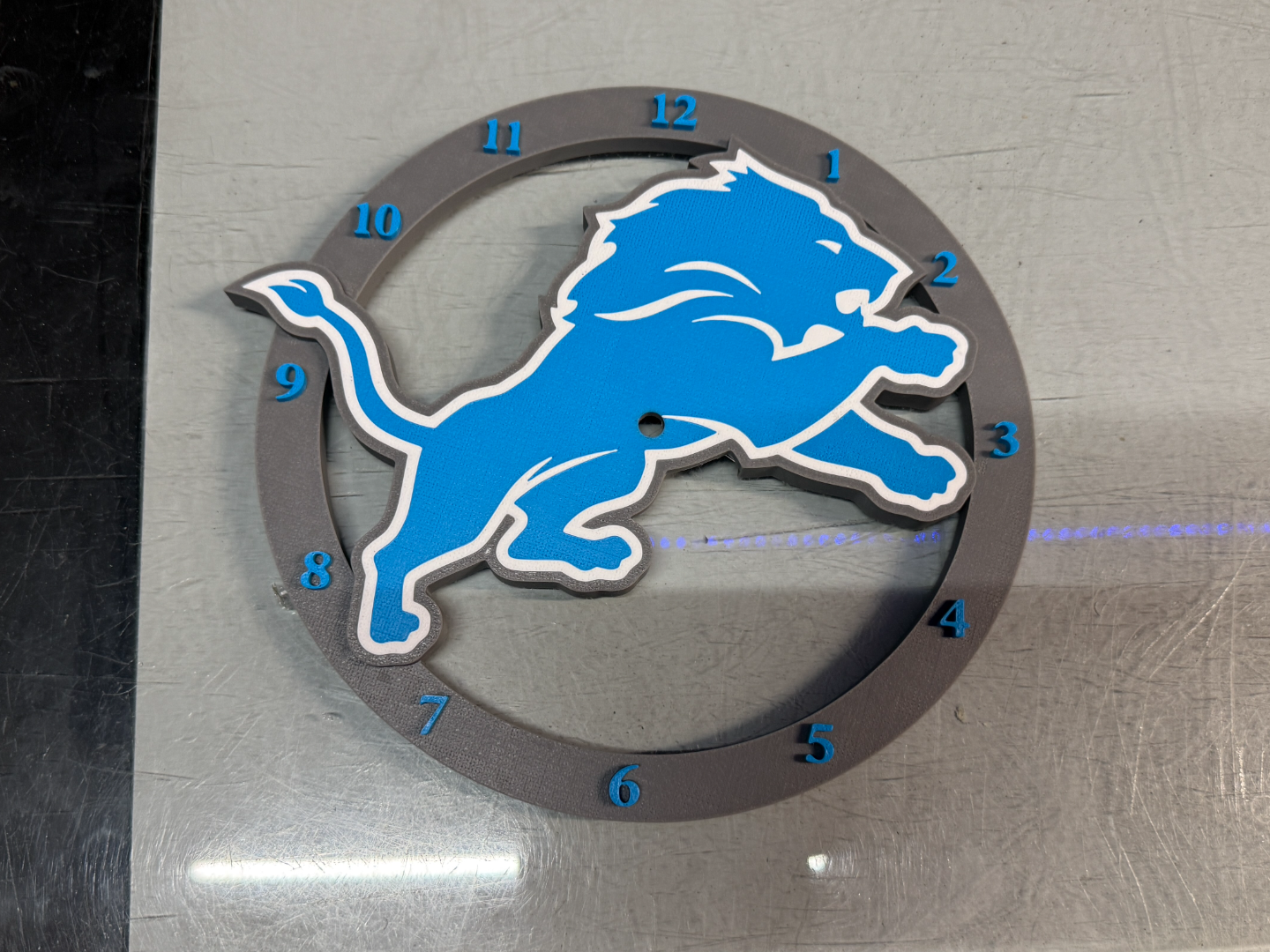 Detroit Lions Clock