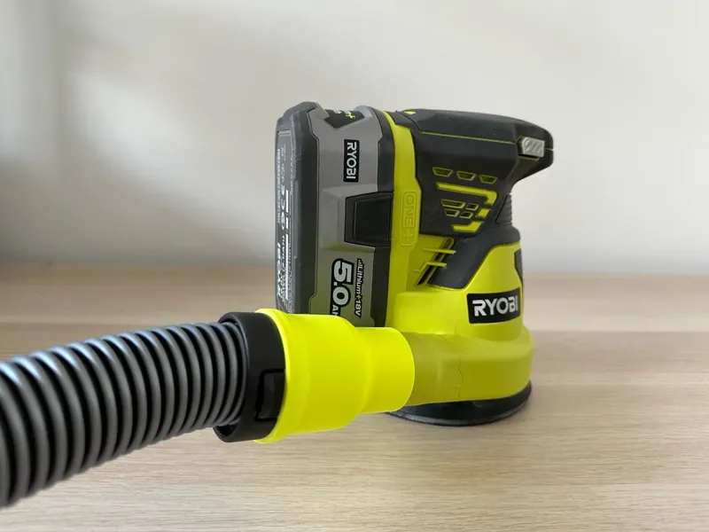 Ryobi Orbital Sander (R18ROS) to Miele Vacuum