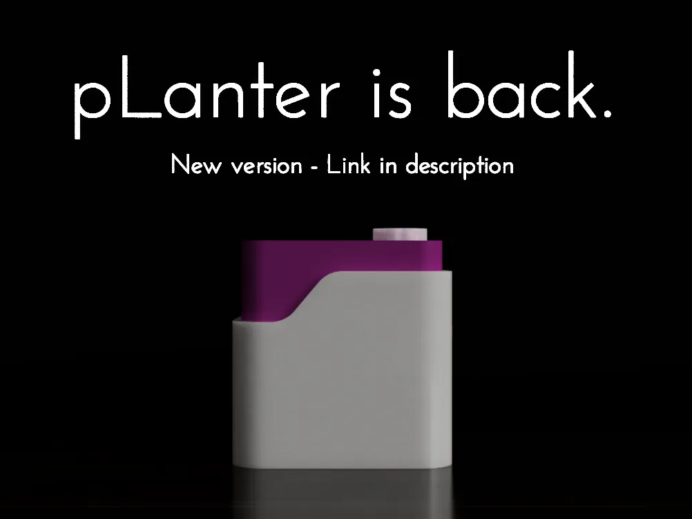 pLanter V1 - Self Watering Pot view 2