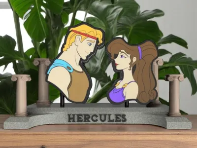 Hercules Megara Lightbox
