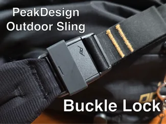 Buckle Lock for Peak Design Outdoor Sling