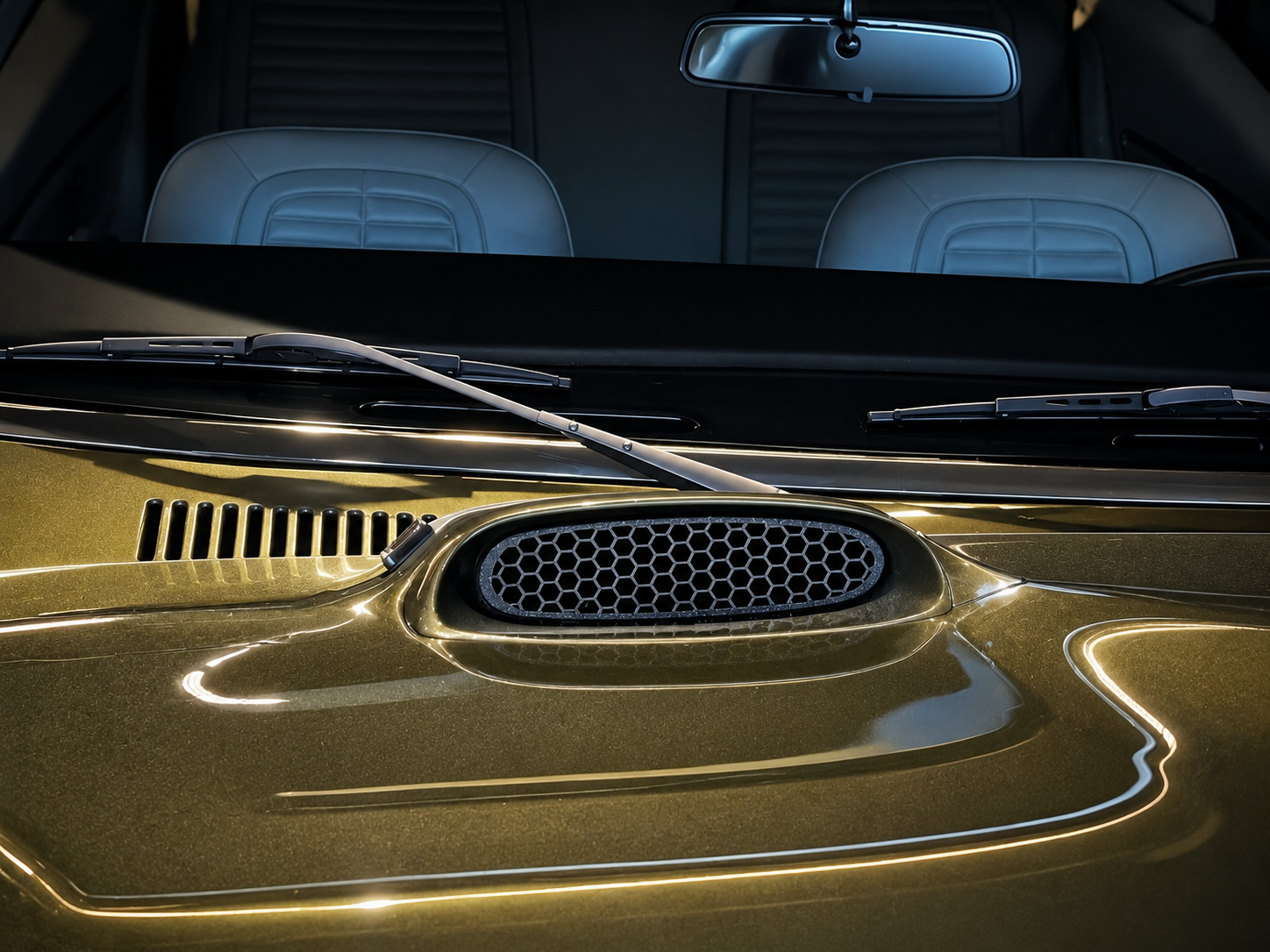 1968 Pontiac Firebird Hood Scoop Honeycomb Insert
