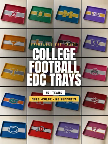 Bandeja organizadora: College Football EDC Tray: 75+ Teams Available! — vista de referencia 2