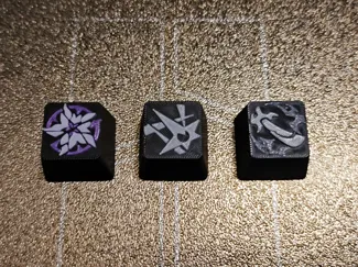 Honkai Star Rail Acheron keycaps