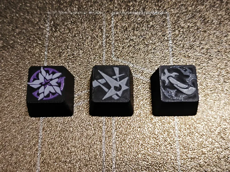 Honkai Star Rail Acheron keycaps